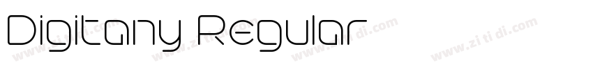 Digitany Regular字体转换 Digitany Regular字体转换